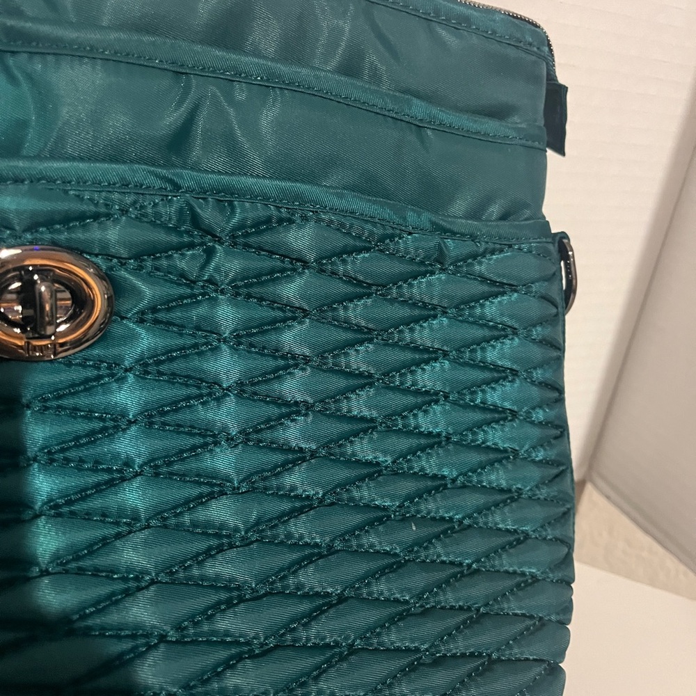 Lug Bag - Elegant Teal Adagio Shoulder Bag - Picture 3 of 9